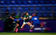 24 October 2020; Béibhinn Parsons of Ireland during the Women's Six Nations Rugby Championship match between Ireland and Italy at Energia Park in Dublin. Due to current restrictions laid down by the Irish government to prevent the spread of coronavirus and to adhere to social distancing regulations, all sports events in Ireland are currently held behind closed doors. Photo by Ramsey Cardy/Sportsfile