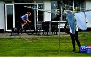 27 April 2020; Professional cyclist Imogen Cotter during a solo training session at her home in Ruan, Clare. Following directives from the Irish Government, the majority of sporting associations have suspended all organised sporting activity in an effort to contain the spread of the Coronavirus (COVID-19) pandemic. Photo by David Fitzgerald/Sportsfile