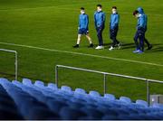 22 December 2020; St Patrick’s Athletic players walk the pitch prior to their SSE Airtricity U19 National League Final match against Bohemians at the UCD Bowl in Dublin. Photo by Seb Daly/Sportsfile