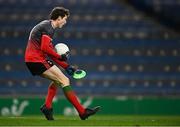 19 December 2020; Mayo goalkeeper David Clarke prepares to take a kick-out during the GAA Football All-Ireland Senior Championship Final match between Dublin and Mayo at Croke Park in Dublin. Photo by Piaras Ó Mídheach/Sportsfile