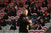 19 December 2020; Supporters look on prior to the Heineken Champions Cup Pool B Round 2 match between Gloucester and Ulster at Kingsholm Stadium in Gloucester, England. Photo by Harry Murphy/Sportsfile