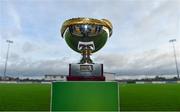 23 December 2020; A general view of the cup ahead the Women’s Under-17 National League Final match between Shamrock Rovers and Cork City at Athlone Town Stadium in Athlone, Westmeath. Photo by Sam Barnes/Sportsfile