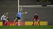 19 December 2020; Mayo goalkeeper David Clarke looks on as Con O'Callaghan of Dublin punches the ball past him for Dublin's second goal during the GAA Football All-Ireland Senior Championship Final match between Dublin and Mayo at Croke Park in Dublin. Photo by Piaras Ó Mídheach/Sportsfile