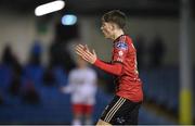 22 December 2020; Aaron Doran of Bohemians reacts after a late penalty is awarded against his side during the SSE Airtricity U19 National League Final match between Bohemians and St Patrick’s Athletic at the UCD Bowl in Dublin. Photo by Seb Daly/Sportsfile