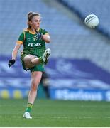 20 December 2020; Aoibhín Cleary of Meath during the TG4 All-Ireland Intermediate Ladies Football Championship Final match between Meath and Westmeath at Croke Park in Dublin. Photo by Brendan Moran/Sportsfile