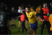 26 December 2020; Oisín Cregg of Roscommon celebrates following the Electric Ireland Connacht GAA Football Minor Championship Final match between Roscommon and Sligo at Connacht Centre of Excellence in Bekan, Mayo. Photo by Ramsey Cardy/Sportsfile