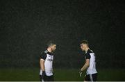 26 December 2020; Ciaran O'Reilly, left, and Ronan Kelly of Sligo during the Electric Ireland Connacht GAA Football Minor Championship Final match between Roscommon and Sligo at Connacht Centre of Excellence in Bekan, Mayo. Photo by Ramsey Cardy/Sportsfile