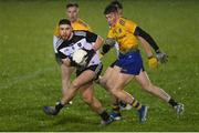 26 December 2020; Ciaran O'Reilly of Sligo in action against Oisín Cregg of Roscommon during the Electric Ireland Connacht GAA Football Minor Championship Final match between Roscommon and Sligo at Connacht Centre of Excellence in Bekan, Mayo. Photo by Ramsey Cardy/Sportsfile