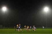 26 December 2020; Eoin Colleran of Roscommon in action against Dara Foy of Sligo during the Electric Ireland Connacht GAA Football Minor Championship Final match between Roscommon and Sligo at Connacht Centre of Excellence in Bekan, Mayo. Photo by Ramsey Cardy/Sportsfile