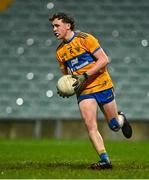 22 December 2020; Fionn Kelleher of Clare during the Electric Ireland Munster GAA Football Minor Championship Final match between Kerry and Clare at LIT Gaelic Grounds in Limerick. Photo by Eóin Noonan/Sportsfile
