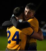 26 December 2020; Oisín Cregg, right, and Dylan Coleman of Roscommon celebrate following the Electric Ireland Connacht GAA Football Minor Championship Final match between Roscommon and Sligo at Connacht Centre of Excellence in Bekan, Mayo. Photo by Ramsey Cardy/Sportsfile