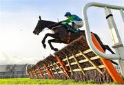 27 December 2020; Appreciate It, with Paul Townend up, jumps the first on their way to winning the Paddy Power Future Champions Novice Hurdle on day two of the Leopardstown Christmas Festival at Leopardstown Racecourse in Dublin. Photo by Seb Daly/Sportsfile