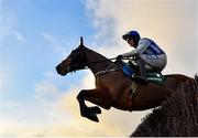 27 December 2020; Castlebawn West, with Paul Townend up, jumps the sixth on their way to winning the Paddy Power Steeplechase on day two of the Leopardstown Christmas Festival at Leopardstown Racecourse in Dublin. Photo by Seb Daly/Sportsfile