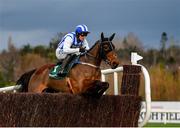 27 December 2020; Castlebawn West, with Paul Townend up, jumps the sixth on their way to winning the Paddy Power Steeplechase on day two of the Leopardstown Christmas Festival at Leopardstown Racecourse in Dublin. Photo by Seb Daly/Sportsfile