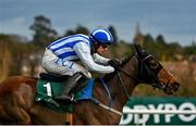 27 December 2020; Castlebawn West, with Paul Townend up, on their way to winning the Paddy Power Steeplechase on day two of the Leopardstown Christmas Festival at Leopardstown Racecourse in Dublin. Photo by Seb Daly/Sportsfile