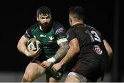 27 December 2020; Sam Arnold of Connacht in action against James Hume of Ulster during the Guinness PRO14 match between Connacht and Ulster at The Sportsground in Galway. Photo by Ramsey Cardy/Sportsfile