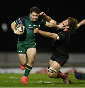 27 December 2020; Caolin Blade of Connacht is tackled by Jordi Murphy of Ulster during the Guinness PRO14 match between Connacht and Ulster at The Sportsground in Galway. Photo by Ramsey Cardy/Sportsfile
