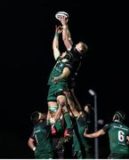 27 December 2020; Kieran Treadwell of Ulster wins the ball in the lineout during the Guinness PRO14 match between Connacht and Ulster at The Sportsground in Galway. Photo by John Dickson/Sportsfile