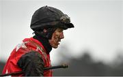 28 December 2020; Jockey Brian Hayes following the Pertemps Network Handicap Hurdle on day three of the Leopardstown Christmas Festival at Leopardstown Racecourse in Dublin. Photo by Seb Daly/Sportsfile