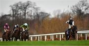 28 December 2020; Flooring Porter, right, with Jonathan Moore up, races clear of the field on their way to winning the Leopardstown Christmas Hurdle on day three of the Leopardstown Christmas Festival at Leopardstown Racecourse in Dublin. Photo by Seb Daly/Sportsfile