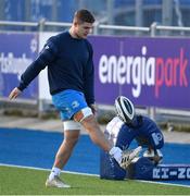 29 December 2020; Scott Penny during Leinster Rugby squad training at Energia Park in Dublin. Photo by Ramsey Cardy/Sportsfile
