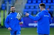 29 December 2020; Dave Kearney, left, and Rory O'Loughlin during Leinster Rugby squad training at Energia Park in Dublin. Photo by Ramsey Cardy/Sportsfile