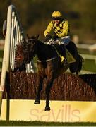 1 January 2021; Al Boum Photo, with Paul Townend up, jumps the last on their way to winning the Savills New Year's Day Steeplechase at Tramore Racecourse in Waterford. Photo by Seb Daly/Sportsfile