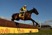 1 January 2021; Al Boum Photo, with Paul Townend up, jumps the last during the third circuit on their way to winning the Savills New Year's Day Steeplechase at Tramore Racecourse in Waterford. Photo by Seb Daly/Sportsfile