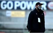 2 January 2021; Marcell Coetzee of Ulster arrives prior to the Guinness PRO14 match between Ulster and Munster at Kingspan Stadium in Belfast. Photo by David Fitzgerald/Sportsfile