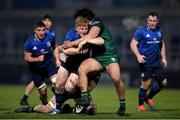 2 January 2021; James Tracy of Leinster is tackled by Sean Masterson of Connacht during the Guinness PRO14 match between Leinster and Connacht at the RDS Arena in Dublin. Photo by Ramsey Cardy/Sportsfile