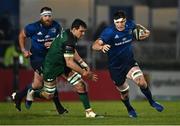 2 January 2021; Ryan Baird of Leinster gets past Quinn Roux of Connacht during the Guinness PRO14 match between Leinster and Connacht at the RDS Arena in Dublin. Photo by Piaras Ó Mídheach/Sportsfile