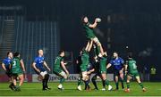 2 January 2021; Gavin Thornbury of Connacht wins possession in the line-out during the Guinness PRO14 match between Leinster and Connacht at the RDS Arena in Dublin. Photo by Piaras Ó Mídheach/Sportsfile