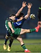 2 January 2021; Caolin Blade of Connacht clears under pressure from Jack Conan of Leinster during the Guinness PRO14 match between Leinster and Connacht at the RDS Arena in Dublin. Photo by Ramsey Cardy/Sportsfile