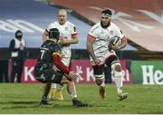 2 January 2021; Marcell Coetzee of Ulster is tackled by Chris Cloete of Munster during the Guinness PRO14 match between Ulster and Munster at Kingspan Stadium in Belfast. Photo by John Dickson/Sportsfile