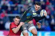 19 January 2020; George North of Ospreys is tackled by Rory Scannell of Munster during the Heineken Champions Cup Pool 4 Round 6 match between Munster and Ospreys at Thomond Park in Limerick. Photo by Brendan Moran/Sportsfile