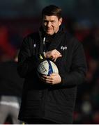 19 January 2020; Ospreys Forwards Coach Carl Hogg prior to the Heineken Champions Cup Pool 4 Round 6 match between Munster and Ospreys at Thomond Park in Limerick. Photo by Brendan Moran/Sportsfile