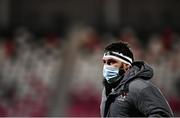 2 January 2021; Marcell Coetzee of Ulster warms up during the Guinness PRO14 match between Ulster and Munster at Kingspan Stadium in Belfast. Photo by David Fitzgerald/Sportsfile