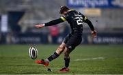 2 January 2021; Jack Crowley of Munster kicks a conversion during the Guinness PRO14 match between Ulster and Munster at Kingspan Stadium in Belfast. Photo by David Fitzgerald/Sportsfile