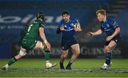 2 January 2021; Jimmy O'Brien of Leinster, supported by team-mate James Tracy, right, in action against Eoghan Masterson of Connacht during the Guinness PRO14 match between Leinster and Connacht at the RDS Arena in Dublin. Photo by Piaras Ó Mídheach/Sportsfile