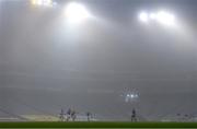 6 December 2020; A general view of the action amid heavy fog during the GAA Football All-Ireland Senior Championship Semi-Final match between Mayo and Tipperary at Croke Park in Dublin. Photo by Brendan Moran/Sportsfile
