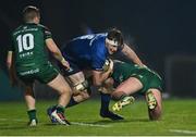 2 January 2021; Ryan Baird of Leinster in action against Sammy Arnold, right, and Jack Carty of Connacht during the Guinness PRO14 match between Leinster and Connacht at the RDS Arena in Dublin. Photo by Piaras Ó Mídheach/Sportsfile