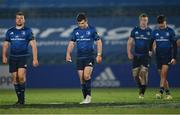 2 January 2021; Leinster players Liam Turner, left, and Luke McGrath late in the second half during the Guinness PRO14 match between Leinster and Connacht at the RDS Arena in Dublin. Photo by Piaras Ó Mídheach/Sportsfile