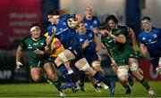 2 January 2021; Ryan Baird of Leinster gets past Denis Buckley, left, and Eoghan Masterson of Connacht during the Guinness PRO14 match between Leinster and Connacht at the RDS Arena in Dublin. Photo by Piaras Ó Mídheach/Sportsfile