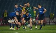 2 January 2021; Scott Penny of Leinster gathers the ball alongside team-mate Dan Leavy, left, during the Guinness PRO14 match between Leinster and Connacht at the RDS Arena in Dublin. Photo by Piaras Ó Mídheach/Sportsfile