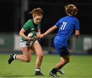 24 October 2020; Laura Sheehan of Ireland during the Women's Six Nations Rugby Championship match between Ireland and Italy at Energia Park in Dublin. Due to current restrictions laid down by the Irish government to prevent the spread of coronavirus and to adhere to social distancing regulations, all sports events in Ireland are currently held behind closed doors. Photo by Brendan Moran/Sportsfile