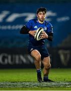 2 January 2021; Jimmy O'Brien of Leinster during the Guinness PRO14 match between Leinster and Connacht at the RDS Arena in Dublin. Photo by Piaras Ó Mídheach/Sportsfile