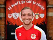 7 January 2021; New St Patrick's Athletic signing John Mountney pictured at Richmond Park in Dublin. Photo by Seb Daly/Sportsfile