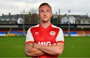 7 January 2021; New St Patrick's Athletic signing John Mountney pictured at Richmond Park in Dublin. Photo by Seb Daly/Sportsfile