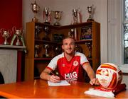 7 January 2021; New St Patrick's Athletic signing John Mountney pictured at Richmond Park in Dublin. Photo by Seb Daly/Sportsfile