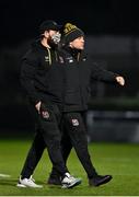 8 January 2021; Marcell Coetzee and Jordi Murphy of Ulster walk the pitch prior to the Guinness PRO14 match between Leinster and Ulster at the RDS Arena in Dublin. Photo by Brendan Moran/Sportsfile